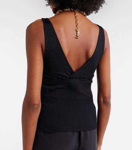 Saint Laurent Top en satin de soie - Saint Laurent - Modalova