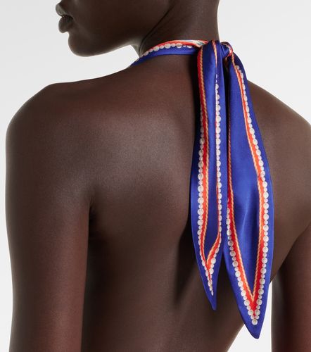 Retrofête Combi-short Ledda en soie mélangée à imprimé - Retrofete - Modalova