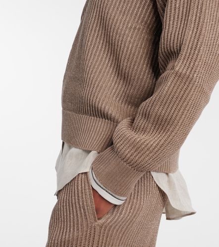Pull en coton mélangé - Brunello Cucinelli - Modalova