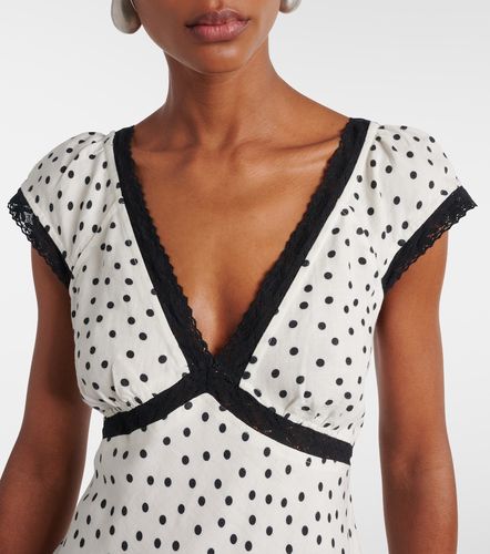 Robe midi Iggy en lin mélangé - Rixo - Modalova