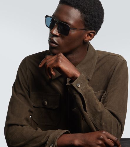 Zegna Lunettes de soleil carrées - Zegna - Modalova