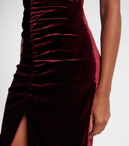 Robe longue en velours - Alessandra Rich - Modalova