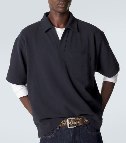 Polo texturé en coton mélangé - Frame - Modalova