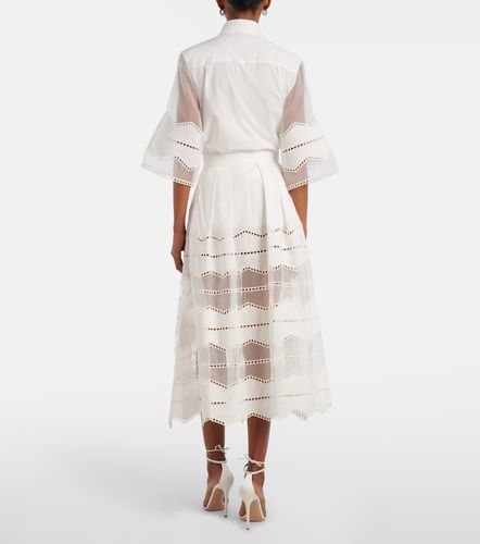 Elie Saab Jupe midi en coton - Elie Saab - Modalova