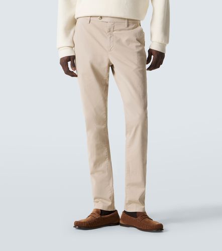 Pantalon chino en coton mélangé - Canali - Modalova