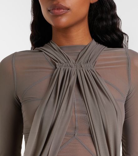 Body Miami en tulle transparent à découpes - Rick Owens - Modalova
