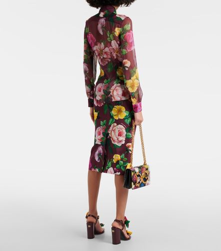 Blouse en soie à imprimé - Dolce&Gabbana - Modalova