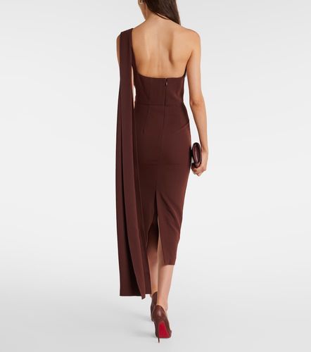 Robe midi asymétrique en cady - Roland Mouret - Modalova