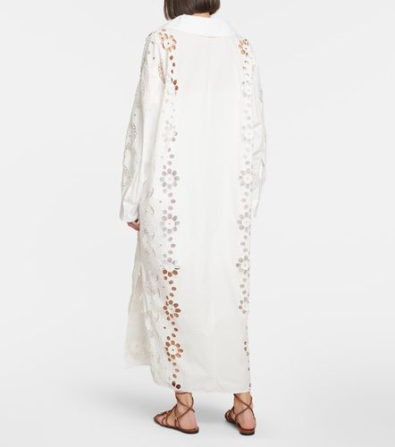 Robe midi brodée en coton - Valentino - Modalova
