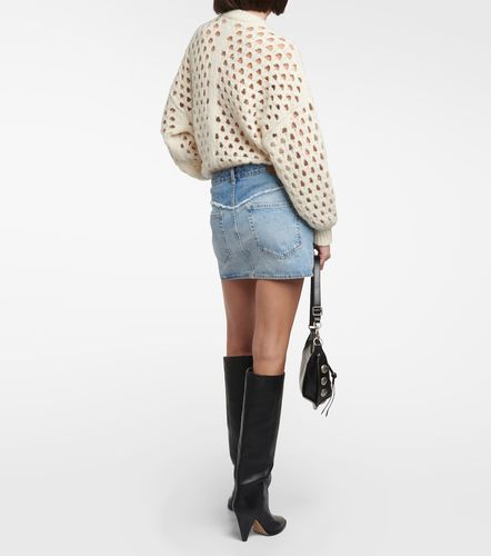 Mini-jupe taille haute en denim - Isabel Marant - Modalova