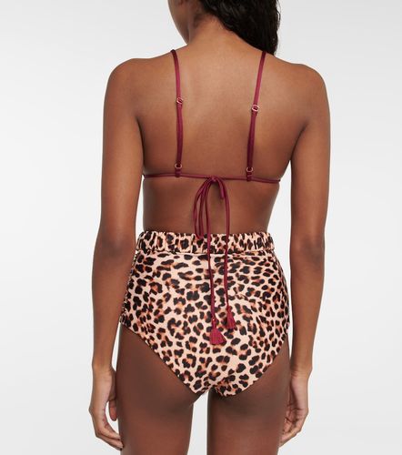Culotte de bikini imprimée à taille haute - Johanna Ortiz - Modalova