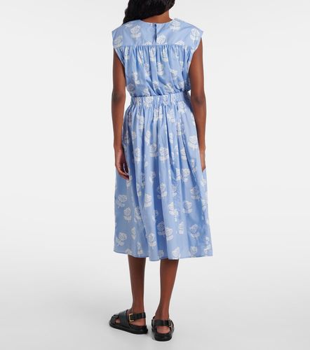 Marni Jupe midi en coton à fleurs - Marni - Modalova