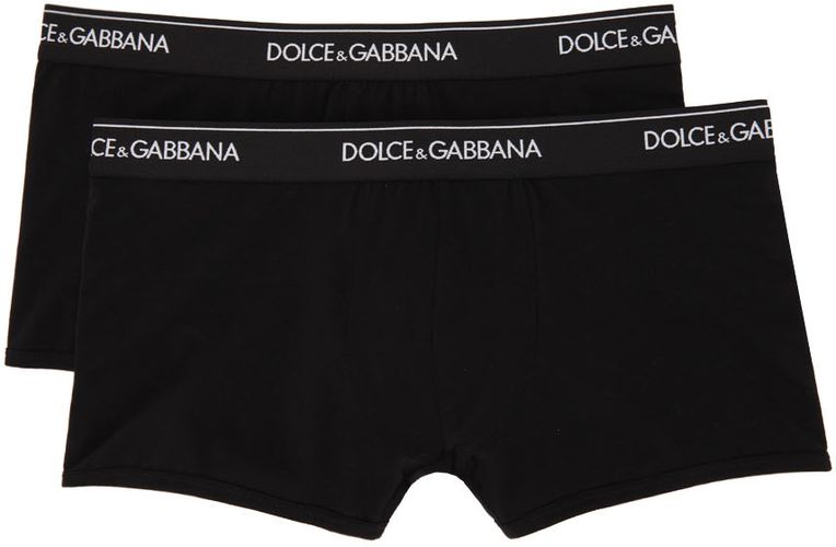 Ensemble de deux boxers noirs - Dolce & Gabbana - Modalova