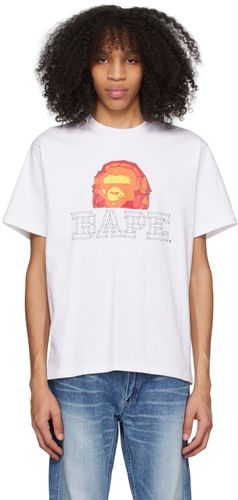 BAPE T-shirt blanc à image à logo - BAPE - Modalova