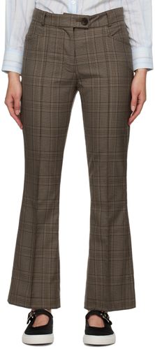 Pantalon évasé brun - ERNEST W. BAKER - Modalova