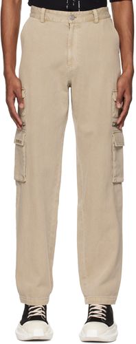 Pantalon cargo brun clair à logo gravé - Han Kjøbenhavn - Modalova