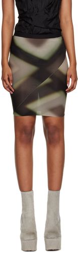 Rick Owens Jupe tube noir et taupe - Rick Owens - Modalova