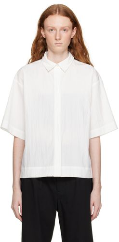 Chemise blanche à patte de boutonnage dissimulée - Co - Modalova