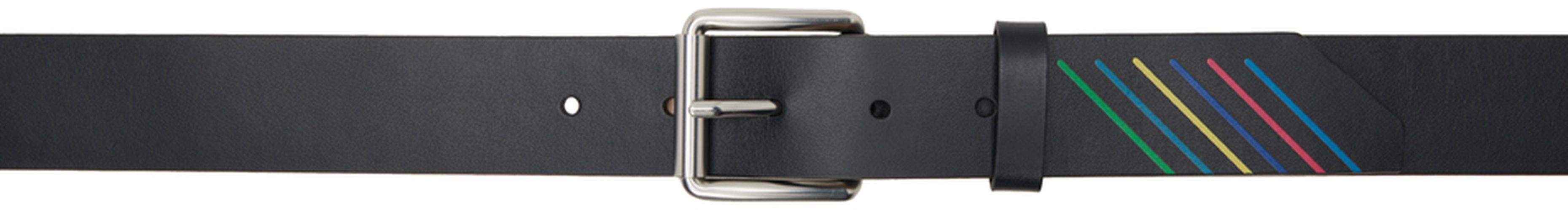 Ceinture noire à rayures - PS by Paul Smith - Modalova