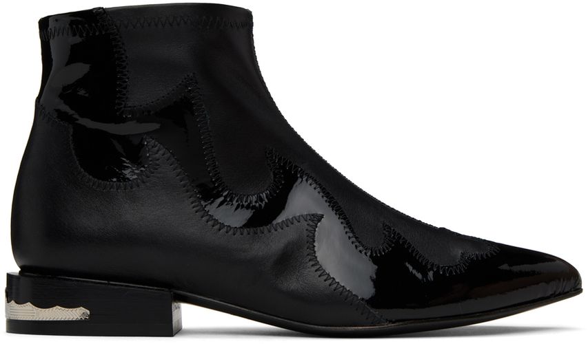 Bottes noires à panneaux - Toga Pulla - Modalova