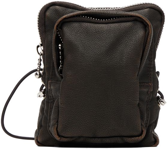 Mini sac brun en cuir synthétique - Kijun - Modalova