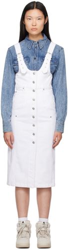 Robe midi Filipine blanche en denim - Isabel Marant Etoile - Modalova