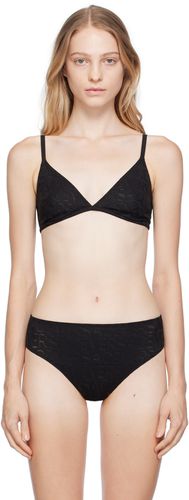 Soutien-gorge semi-transparent noir - Versace Underwear - Modalova