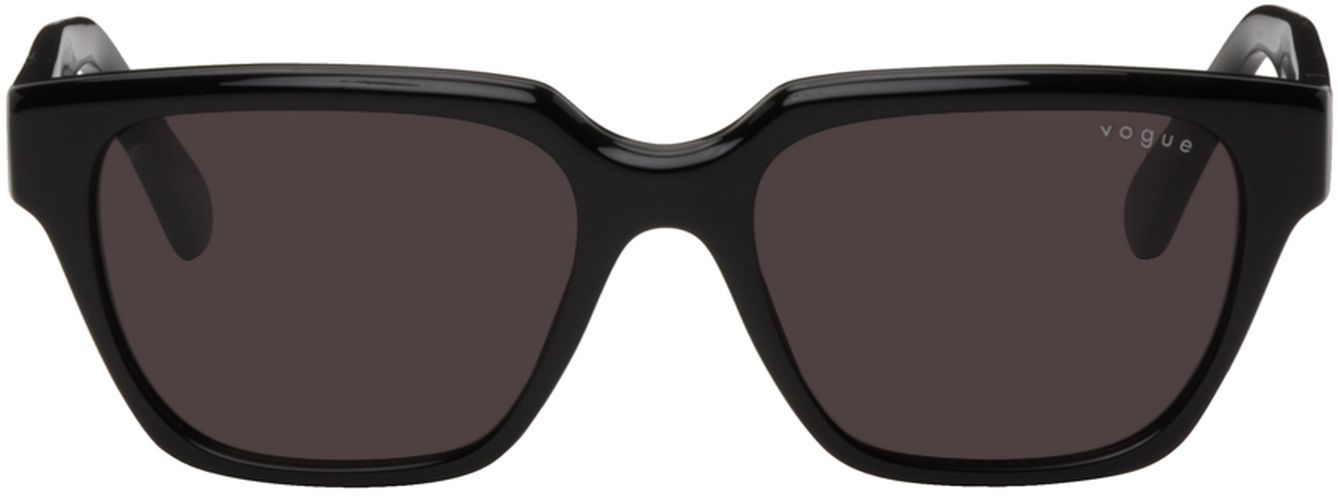 Lunettes de soleil carrées noires édition Hailey Bieber - Vogue Eyewear - Modalova