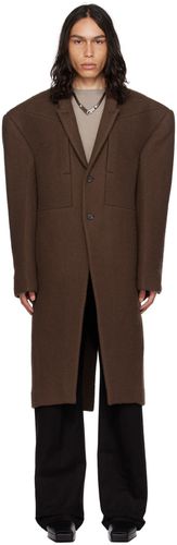 Manteau surdimensionné Tatlin brun - Rick Owens - Modalova