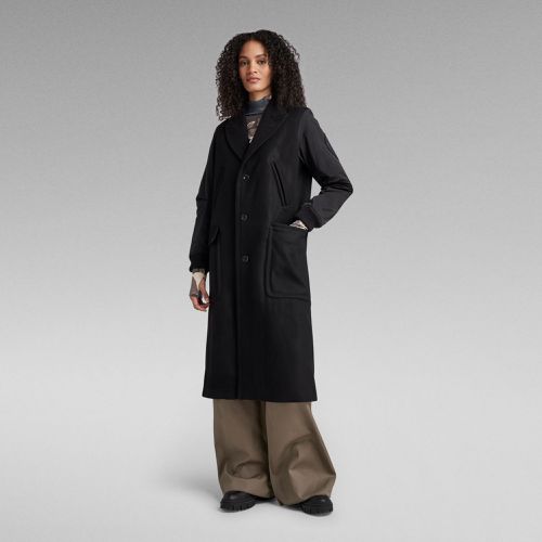 Manteau Wool Long - Noir - Femmes - G-Star RAW - Modalova