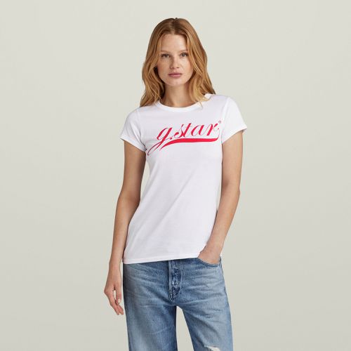 Top Graphic 1 Slim - Blanc - Femmes - G-Star RAW - Modalova