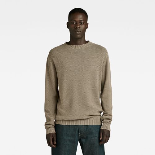 Pull En Maille Moss - Vert - Hommes - G-Star RAW - Modalova