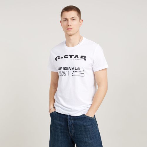 T-Shirt Originals - Blanc - Hommes - G-Star RAW - Modalova