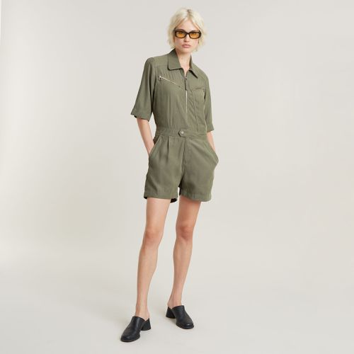 Combinaison Zip - Vert - Femmes - G-Star RAW - Modalova