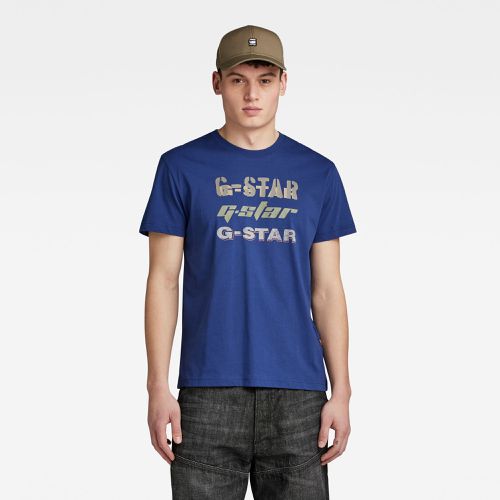 T-Shirt Triple Logo Graphic - - s - G-Star RAW - Modalova