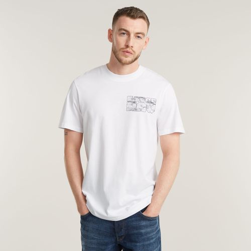 T-Shirt Topography Chest Graphic Slim - s - G-Star RAW - Modalova