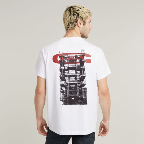 T-Shirt Scaffolding Back Graphic - s - G-Star RAW - Modalova