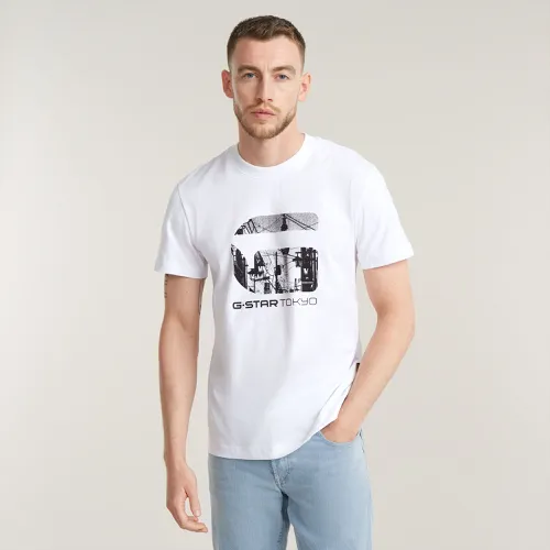 T-Shirt Tokyo - Blanc - Hommes - G-Star RAW - Modalova