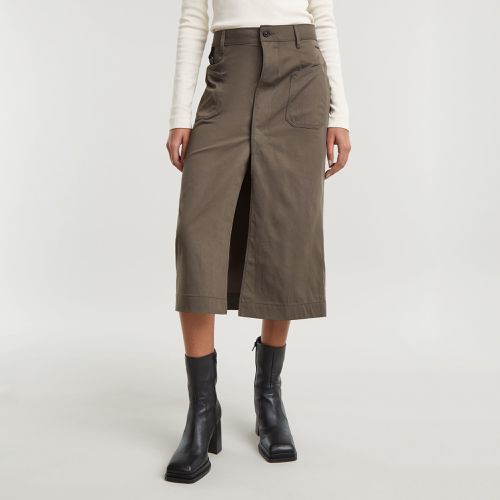 Jupe Midi Utility - Brun - Femmes - G-Star RAW - Modalova