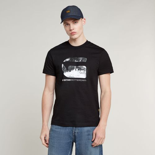 T-Shirt Rotterdam - Noir - Hommes - G-Star RAW - Modalova