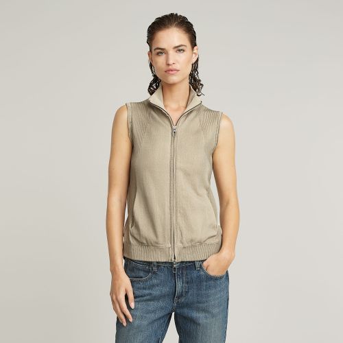 Top Washed Lightweight Zip Knitted - s - G-Star RAW - Modalova