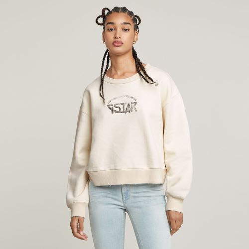 Sweat Logo Loose - Blanc - Femmes - G-Star RAW - Modalova