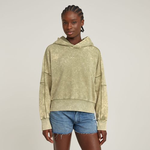 Sweat À Capuche Embossé Washed Oversized - s - G-Star RAW - Modalova