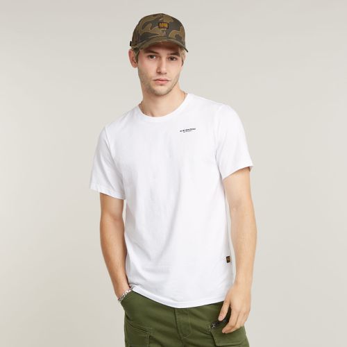 T-Shirt Slim Base - Blanc - Hommes - G-Star RAW - Modalova