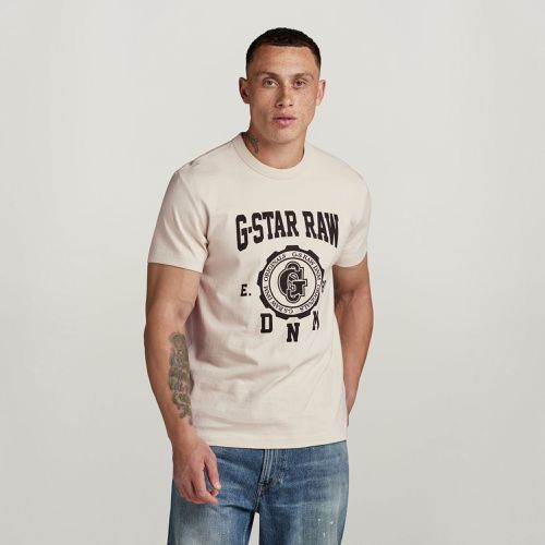 T-Shirt Collegic - Blanc - Hommes - G-Star RAW - Modalova