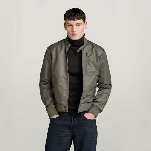 Veste Biker - Gris - Hommes - G-Star RAW - Modalova