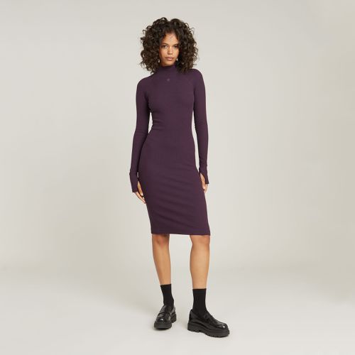 Robe Rib Slim - Violet - Femmes - G-Star RAW - Modalova