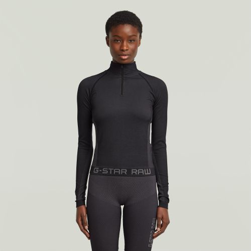 Haut Seamless Zip - Noir - Femmes - G-Star RAW - Modalova