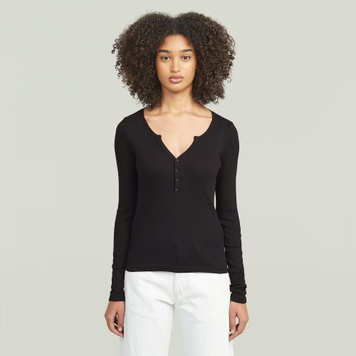 Top Deep V Henley Slim - s - G-Star RAW - Modalova