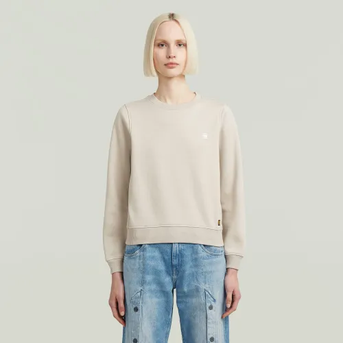 Sweat Logo Crew - Beige - Femmes - G-Star RAW - Modalova